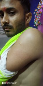 police beat public at sarashwati puja